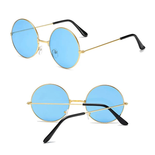 Round Metal Frame Sunglasses