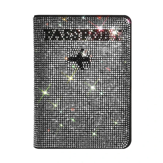 Rhinestone Passport Card Holder  - Travel Accessories - Weekend Shade