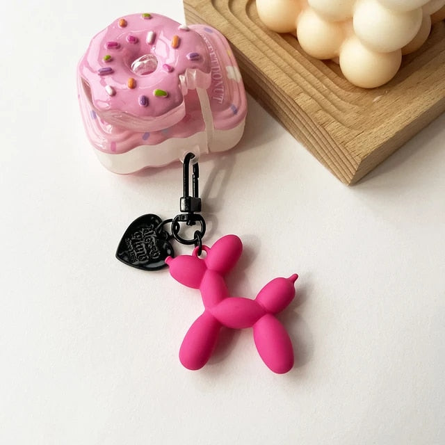 Acrylic Cartoon Balloon Dog Keychains