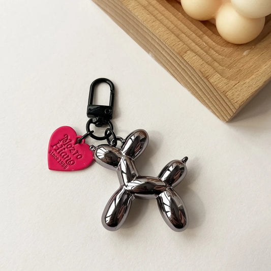 Acrylic Cartoon Balloon Dog Keychains