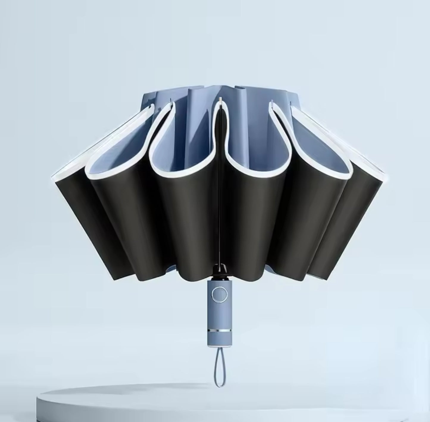 Automatic Open Large Compact Reverse Umbrella for Rain