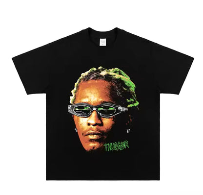 Young Thugger Hip Hop Graphic Men’s T-shirt - Weeknd Shop Online 