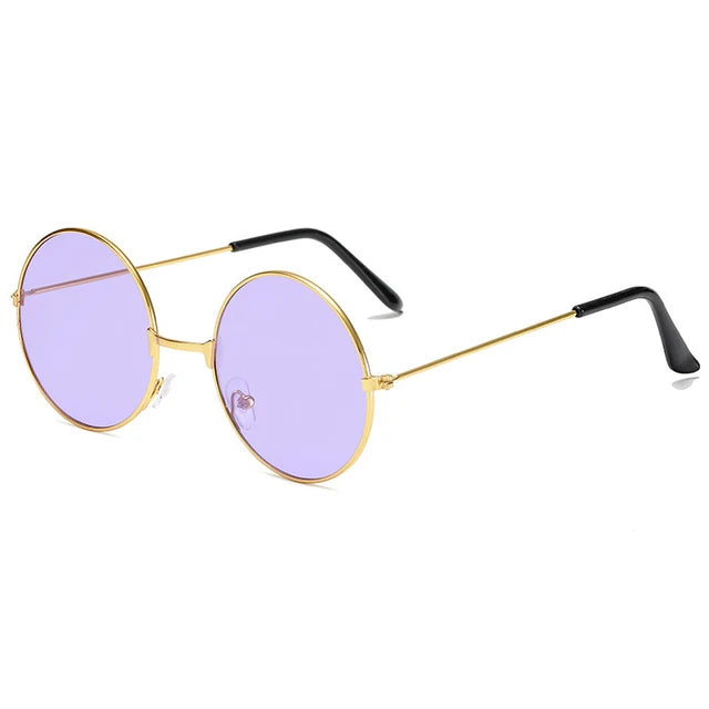 Round Metal Frame Sunglasses