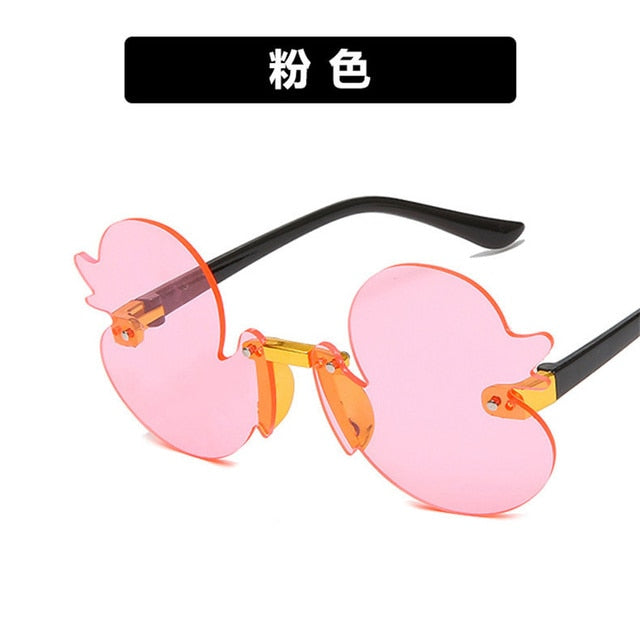 Trendy Kids Rimless Duck Sunglasses