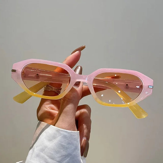 Women Small Frame Vintage Square Sunglasses - Weekend Shade