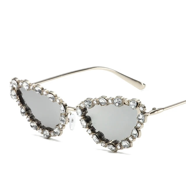 Leanne Rhinestone Cateye Sunglasses