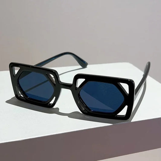 "Hollywood" Plastic Square Polygon Sunglasses