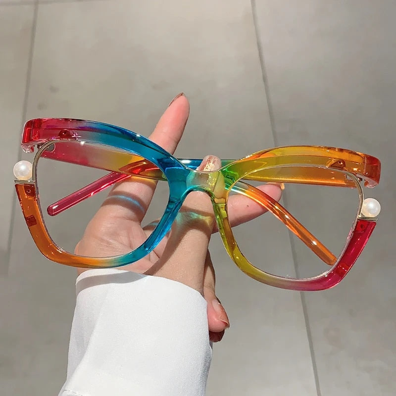 Cat Eye Anti Blue Light Optical Glasses