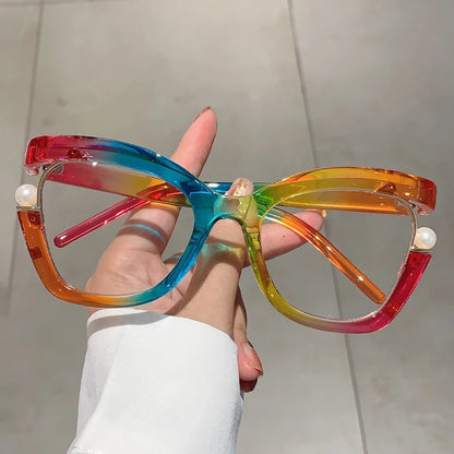 Cat Eye Anti Blue Light Optical Glasses