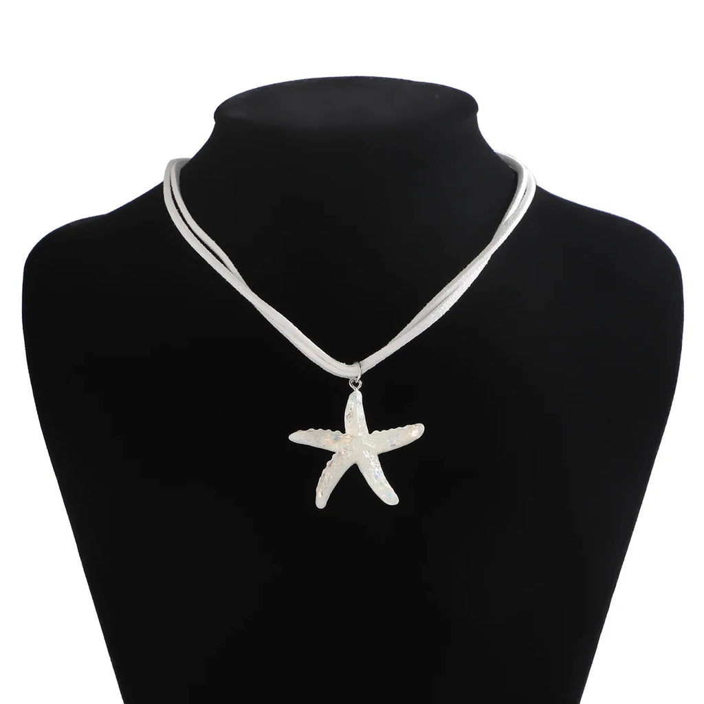 Boho Starfish Pendant Necklace