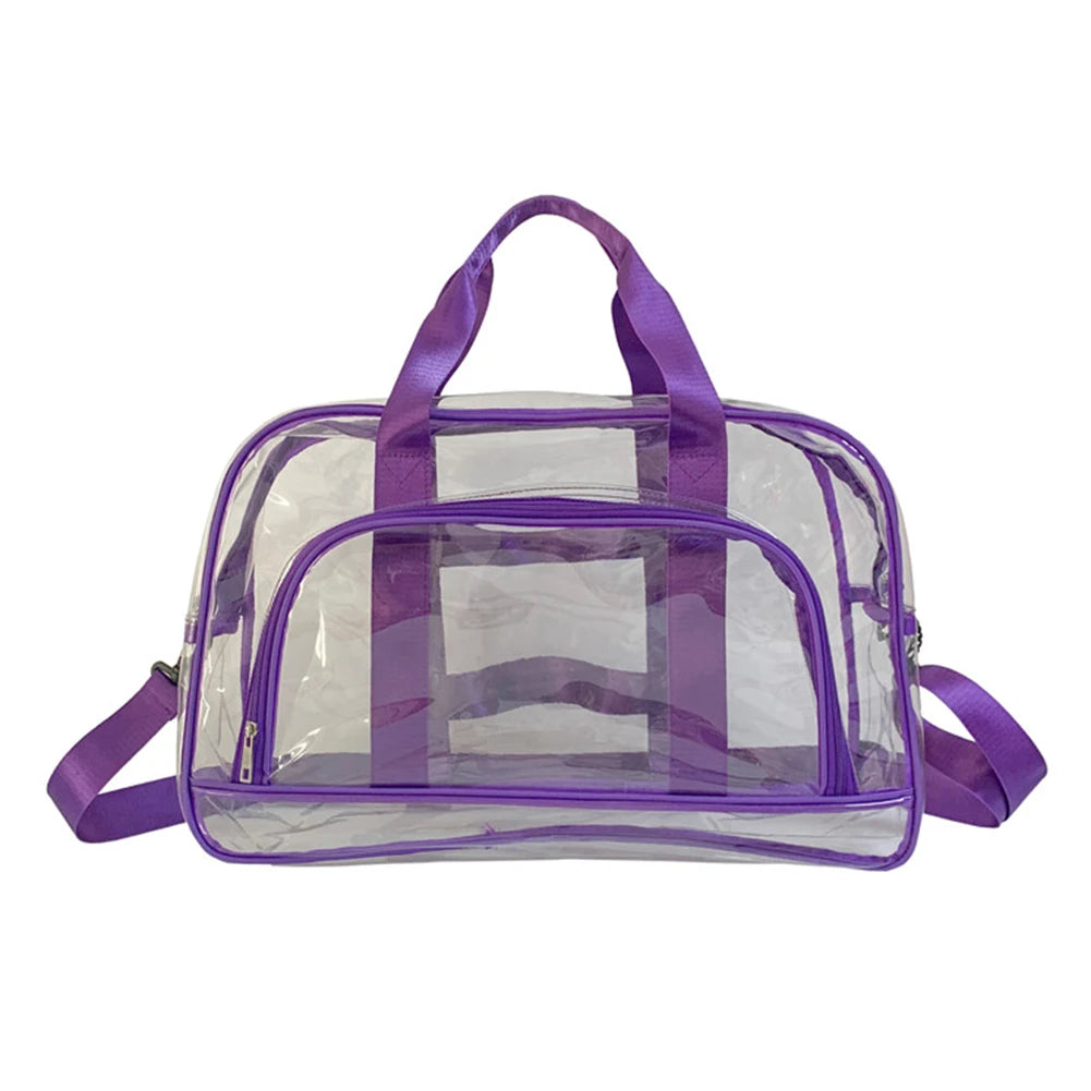 Transparent PVC Fitness Travel Bag