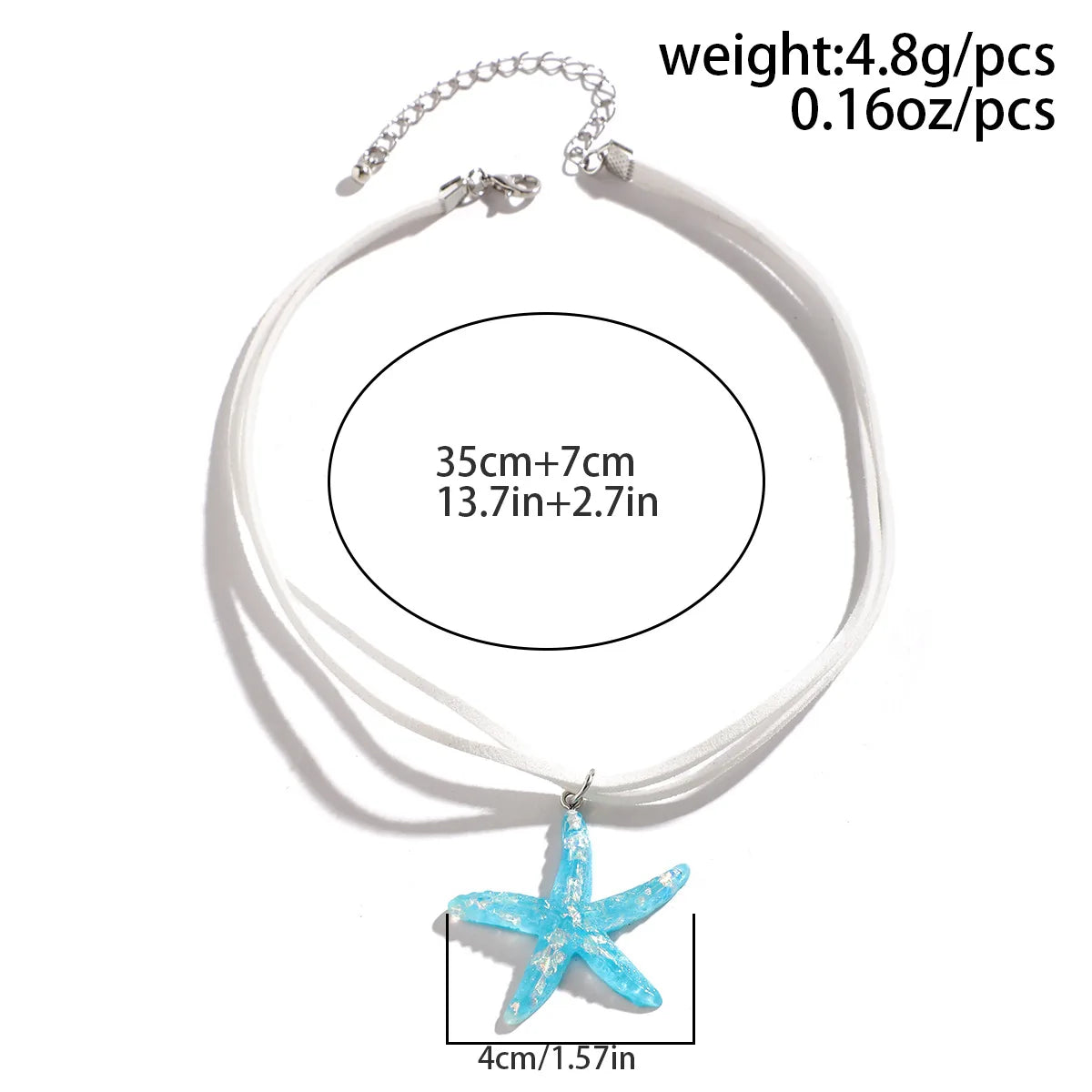 Boho Starfish Pendant Necklace