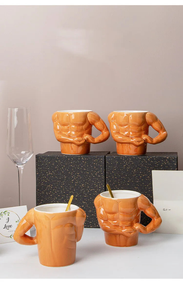 Creative Ceramic Pectorales Mugs