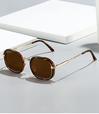 Fashion Gradient Retro Square Sunglasses – UV400 Protection