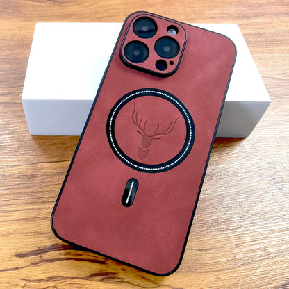 Luxury PU Leather Deer Case for iPhone