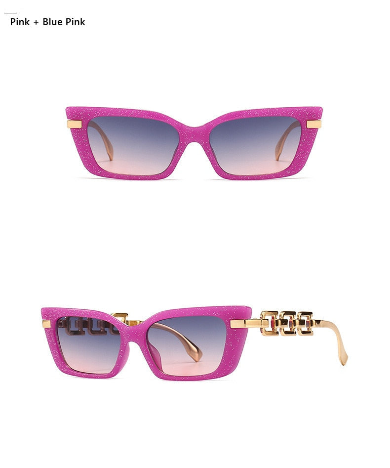 Edgy Cat Eye Sunglasses