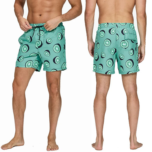 Men’s Avacado Fashion Quick-Dry Board Shorts