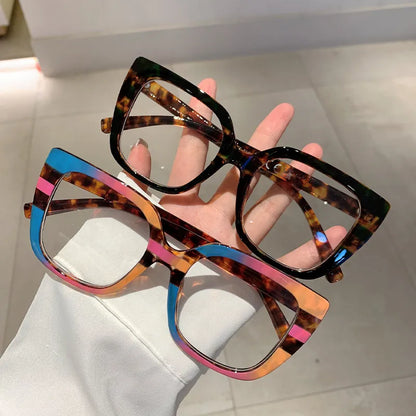 Women's Vintage Cat Eye Plastic Optical Frame Glasses