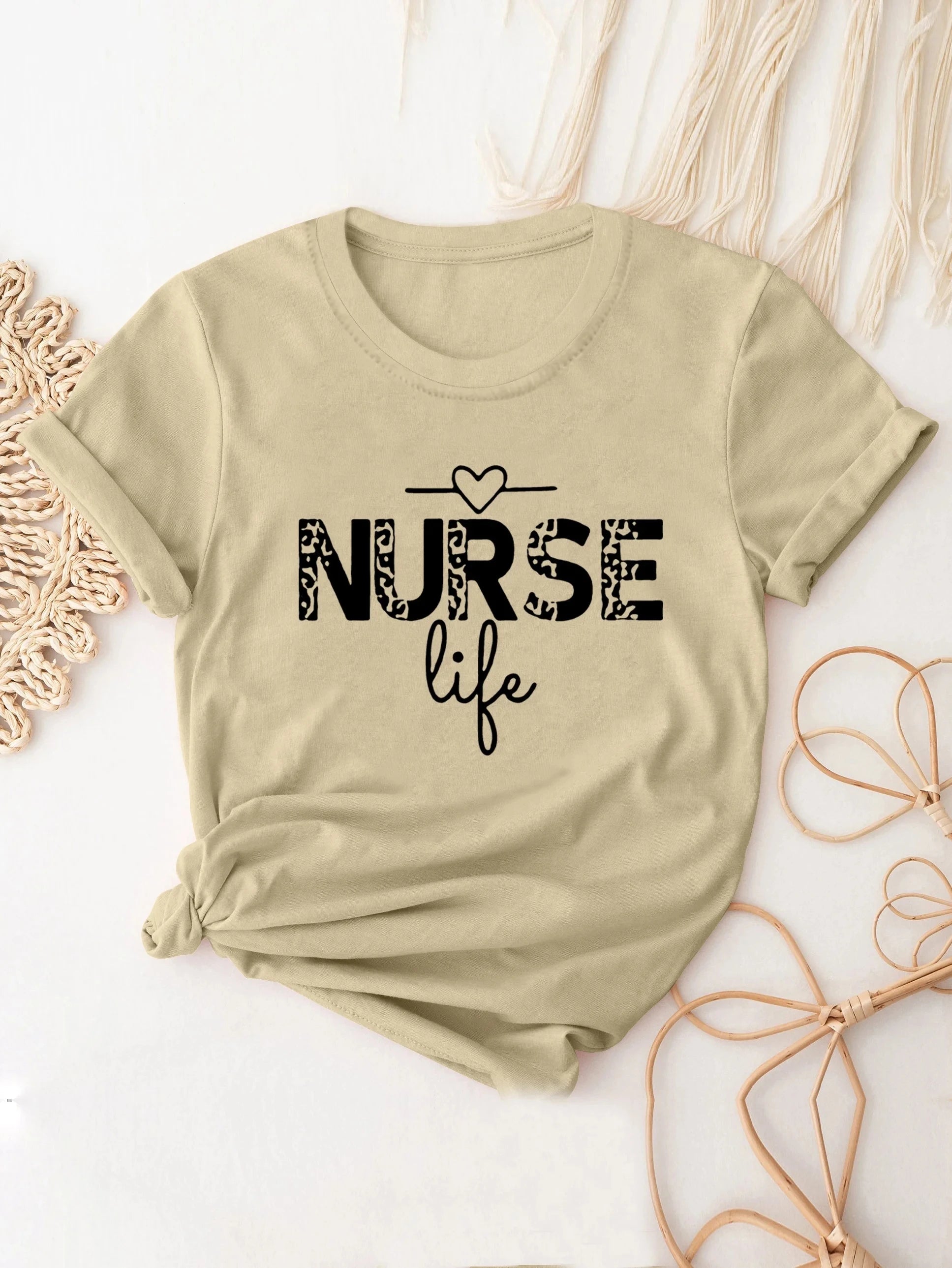 Nurse Life Print T-Shirt