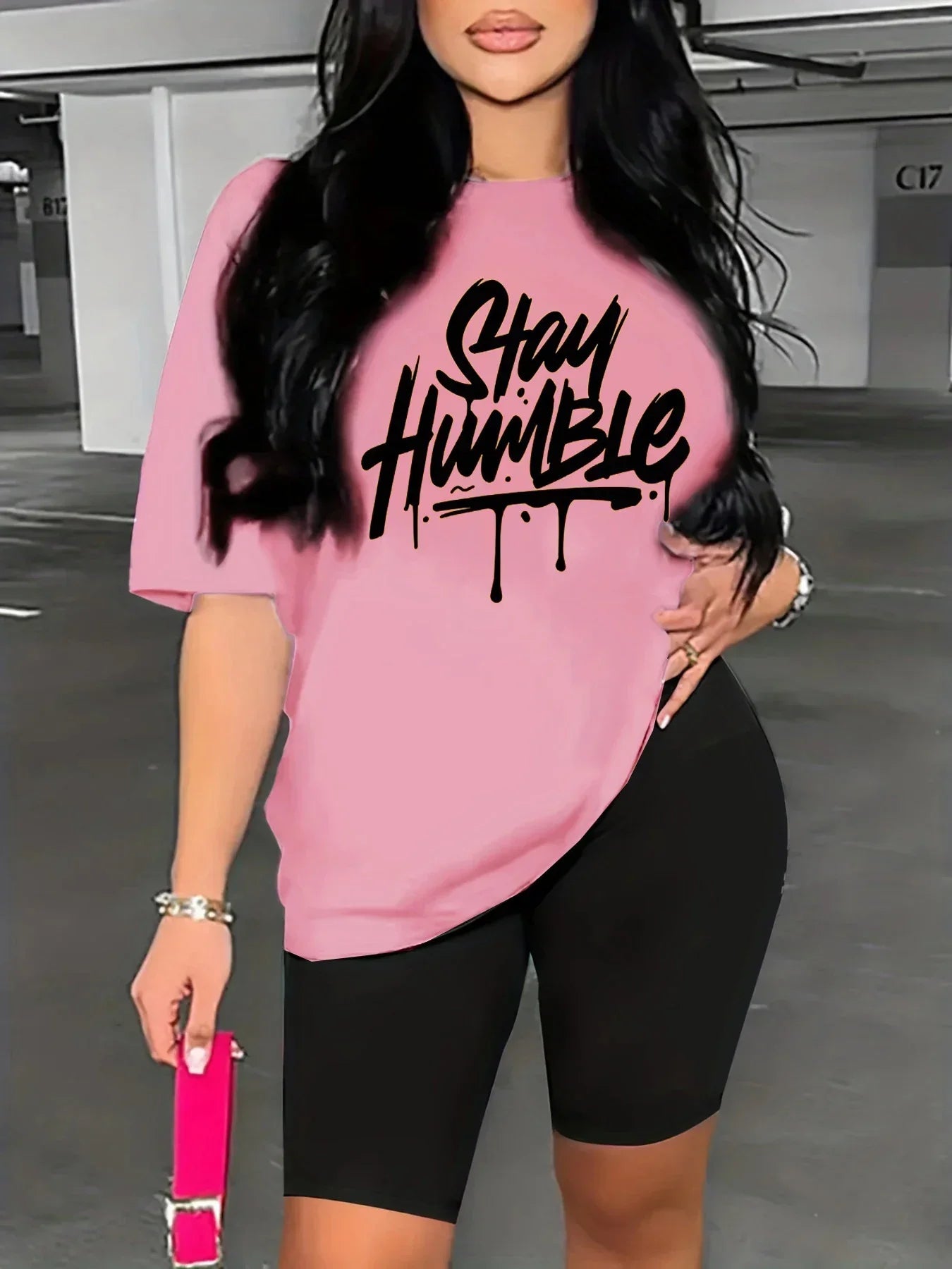 Stay Humble Letter Print Tee – Unisex 90s-Inspired Style