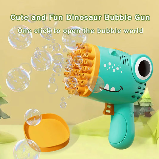 40-Hole Dinosaur Bubble Handheld Machine