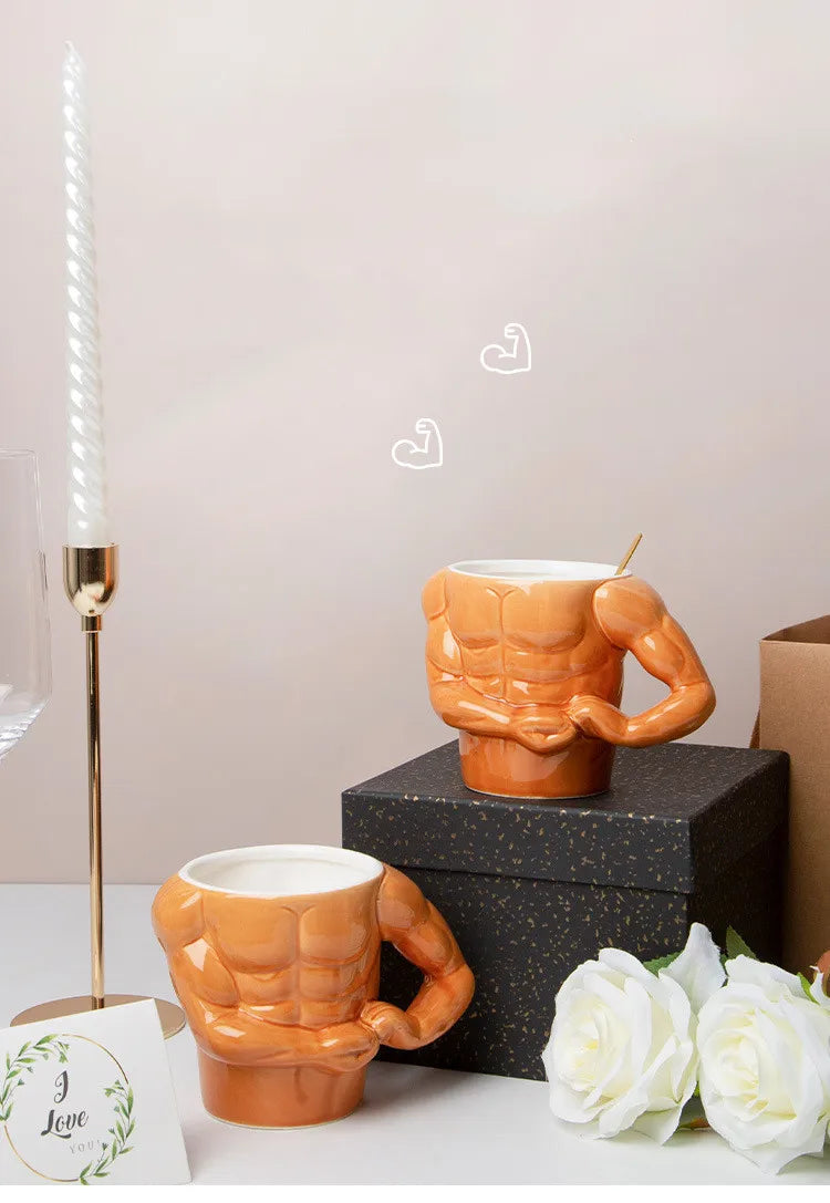 Creative Ceramic Pectorales Mugs