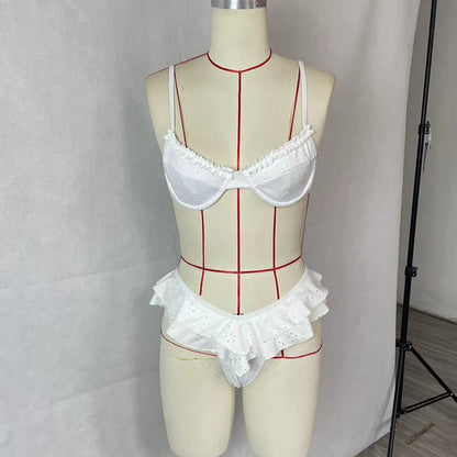 Molly Sexy Ruffle High-Waist Swimsuit