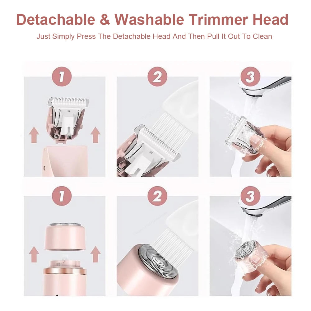 2-in-1 Electric Razor and Bikini Trimmer