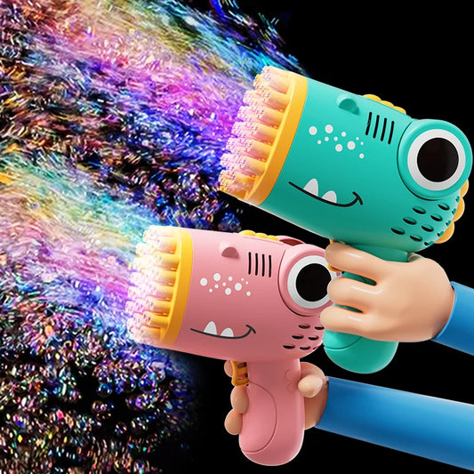 40-Hole Dinosaur Bubble Handheld Machine