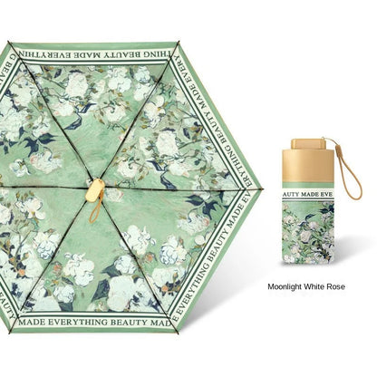 DAYS ON DAYS Floral Portable Mini Umbrella