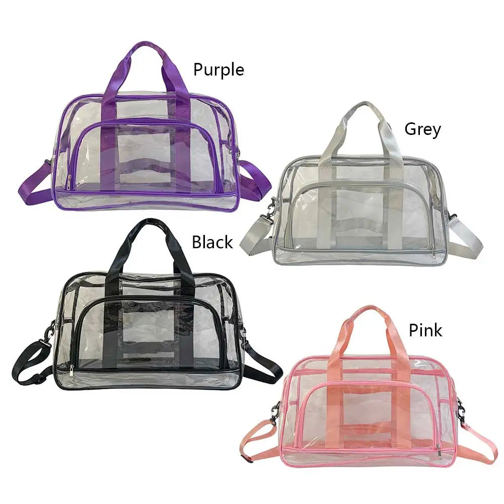 Transparent PVC Fitness Travel Bag