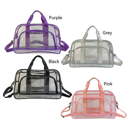 Transparent PVC Fitness Travel Bag