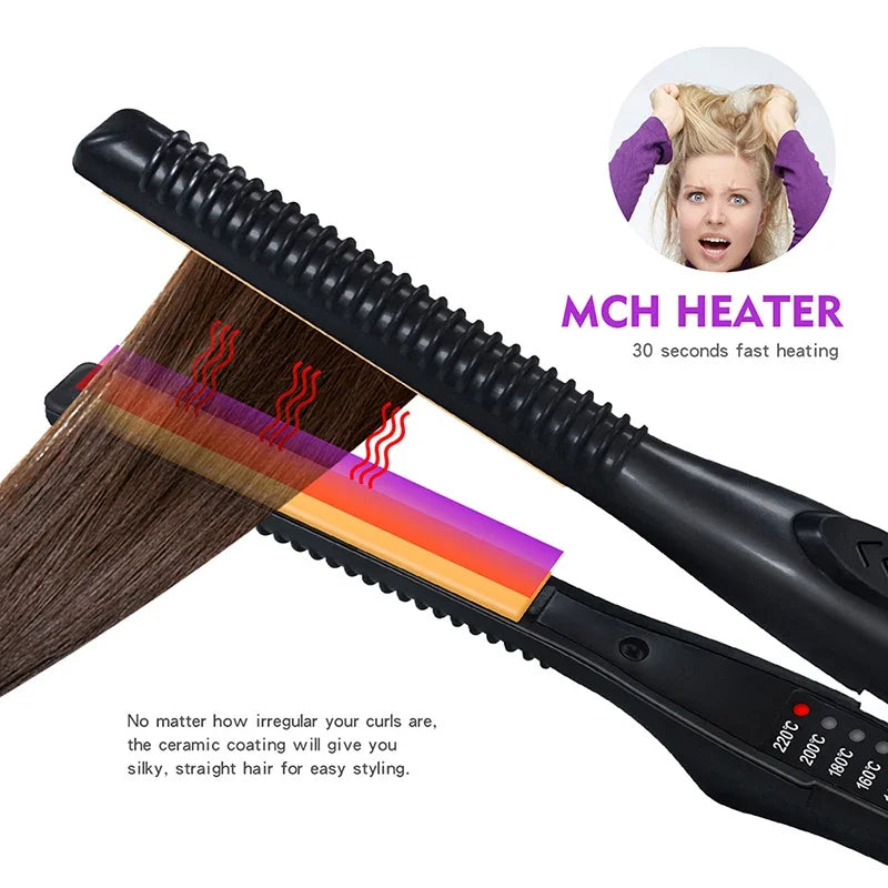 Mini Teddy Wave Hair Straightener