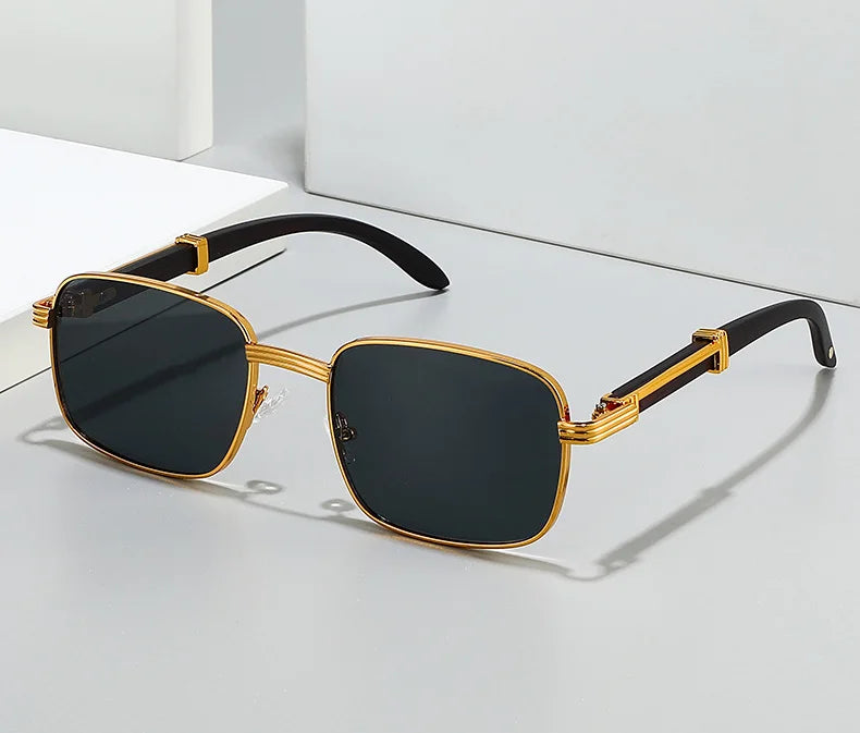 "Brandon" Square Men Plastic Frame Sunglasses