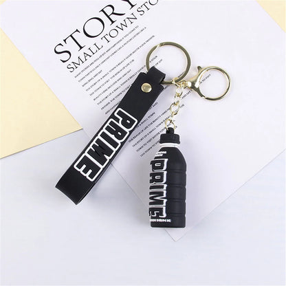 Rubber Beverage Cartoon Keychain