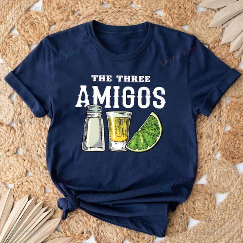 Three Amigo's Tequila Fun T-Shirt