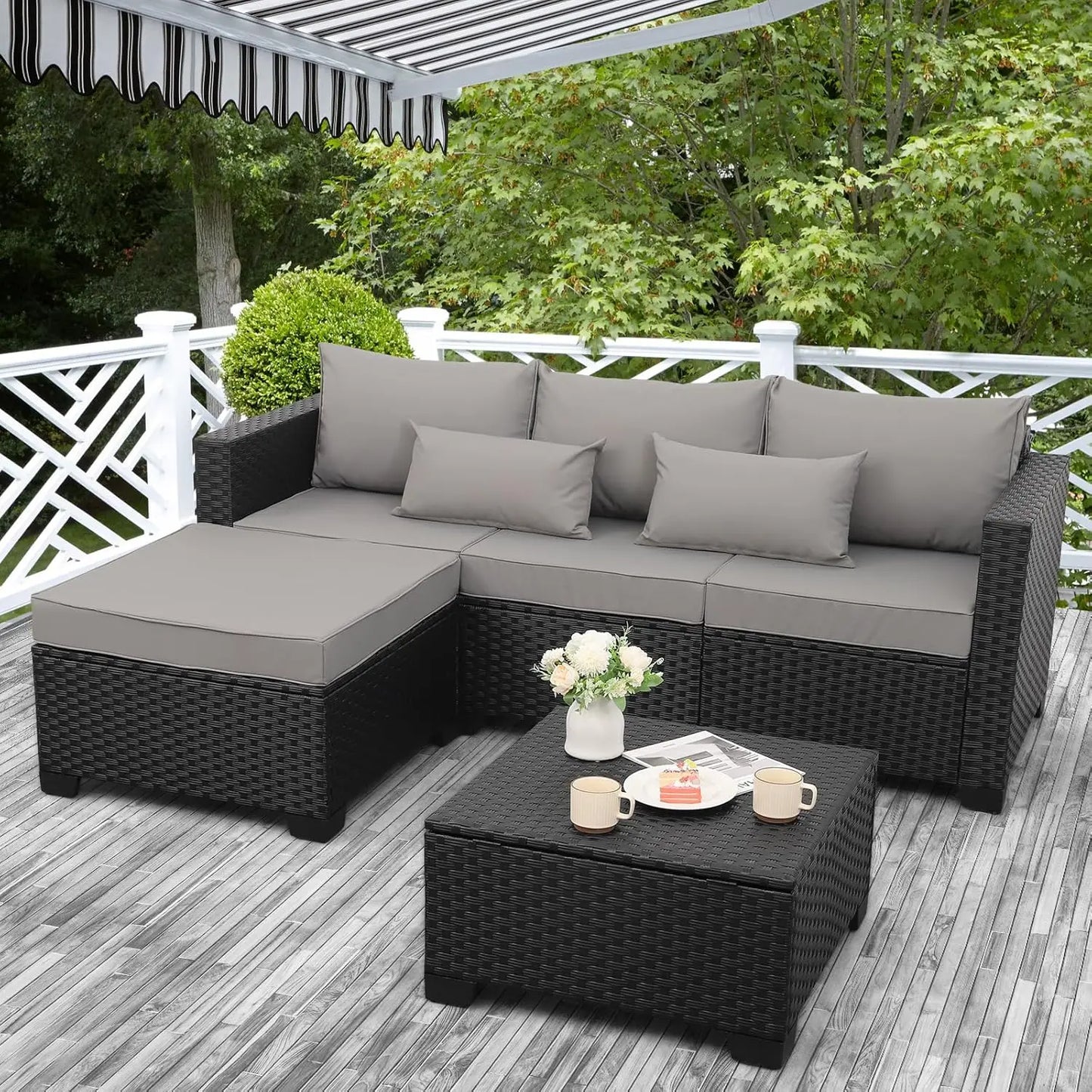 3-Piece Patio Furniture Set - Weeknd Shop