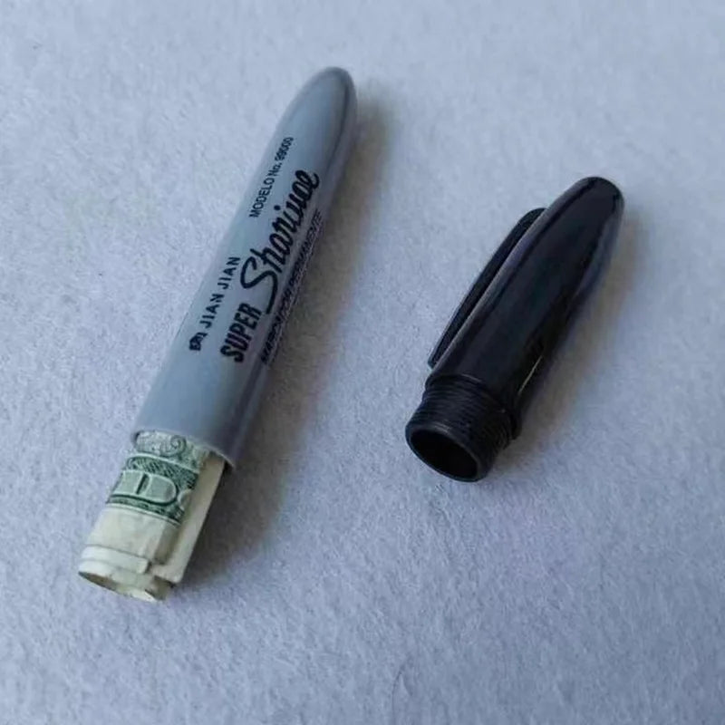 Creative Fake Black Marker Pen-Hidden Compartment Safe