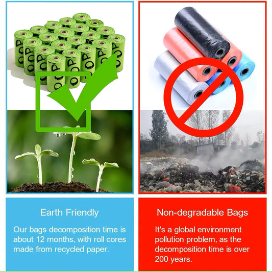 Biodegradable Lavender-Scented Dog Poop Bags