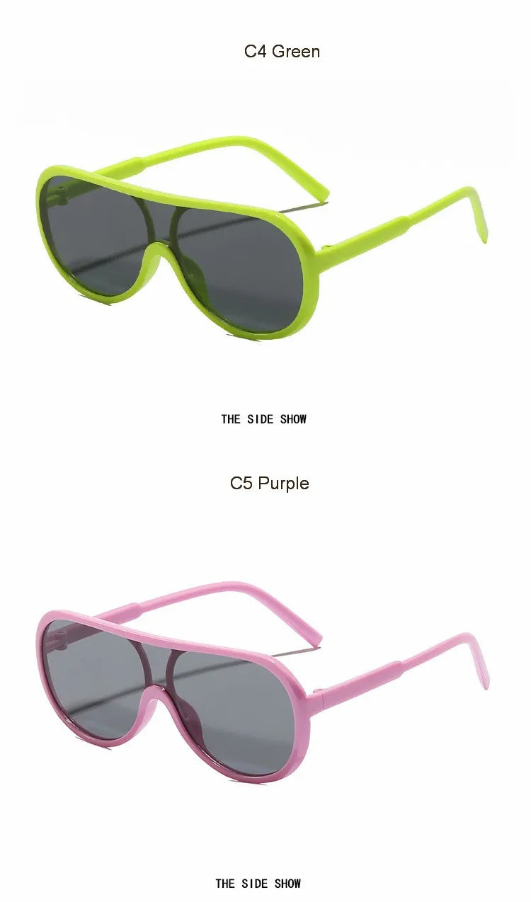 "Too Cute" Avaiator Style Plastic Kids Sunglasses