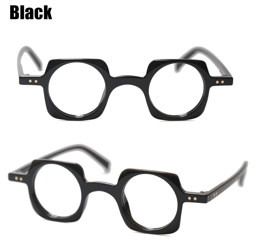 Small Square Retro Men's Reading Glasses