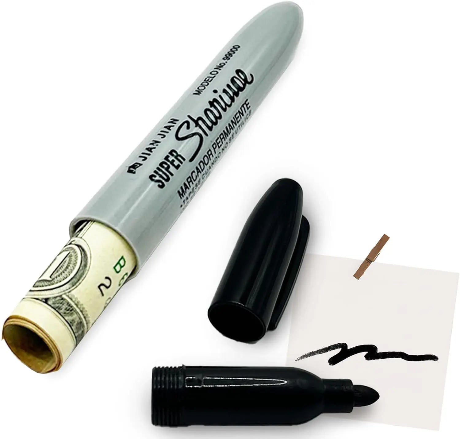 Creative Fake Black Marker Pen-Hidden Compartment Safe