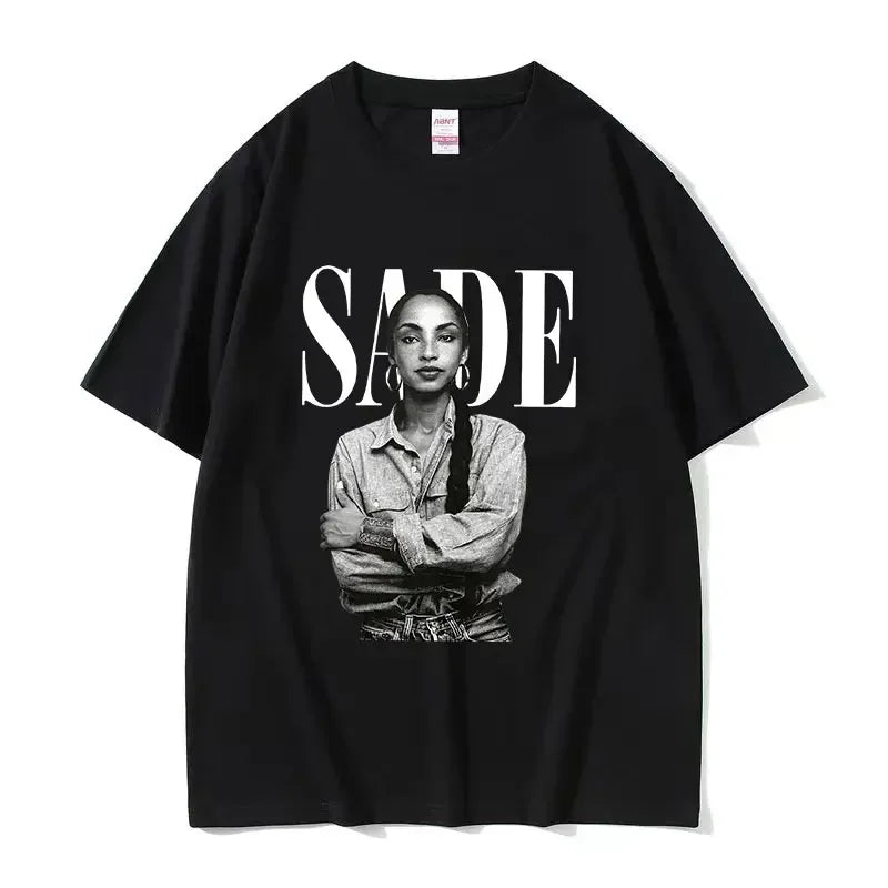 90s Singer S-Sade Print Graphic T-Shirt