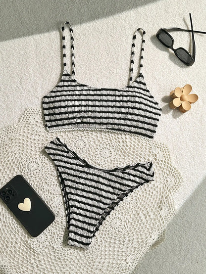 Nikki Sexy Striped Micro Bikini