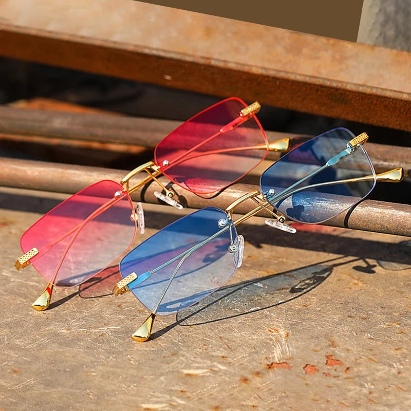 "Call me" Rimless Sunglasses