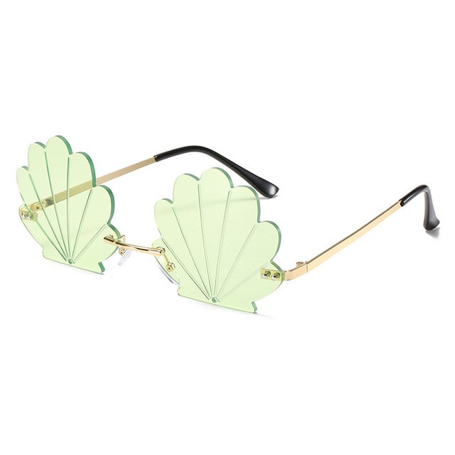 Sea Shell Rimless Sunglasses