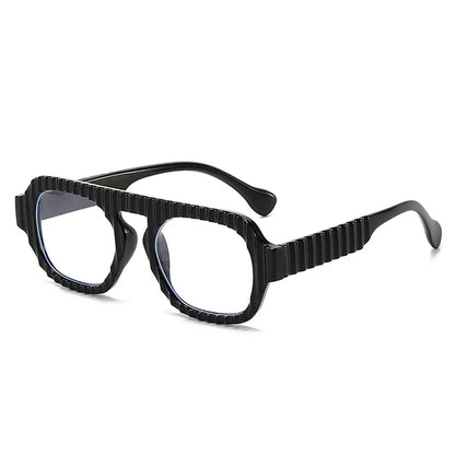 Men and Women Square Fashion Plastic Frame Sunglasses - Weekend Shade Sunglasses