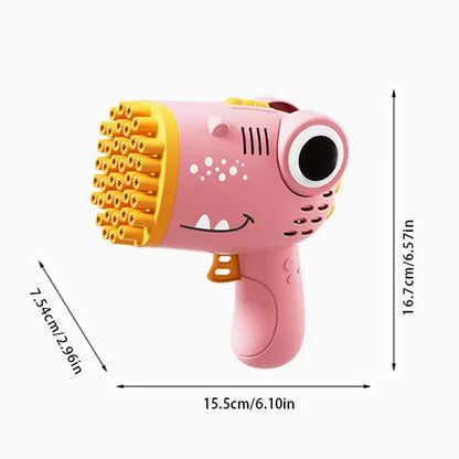 40-Hole Dinosaur Bubble Handheld Machine