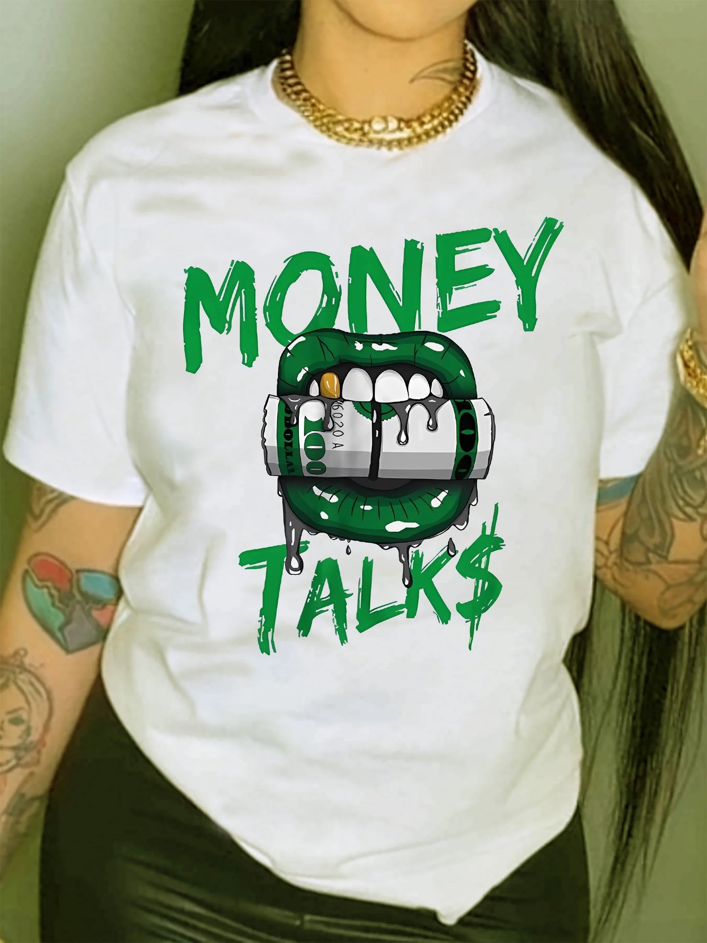 Money Talks Graphic T-Shirt