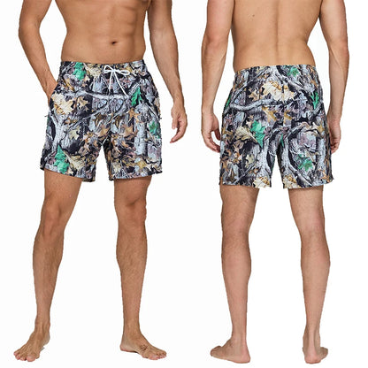 Men’s Camouflage Quick-Dry Swimming Trunks